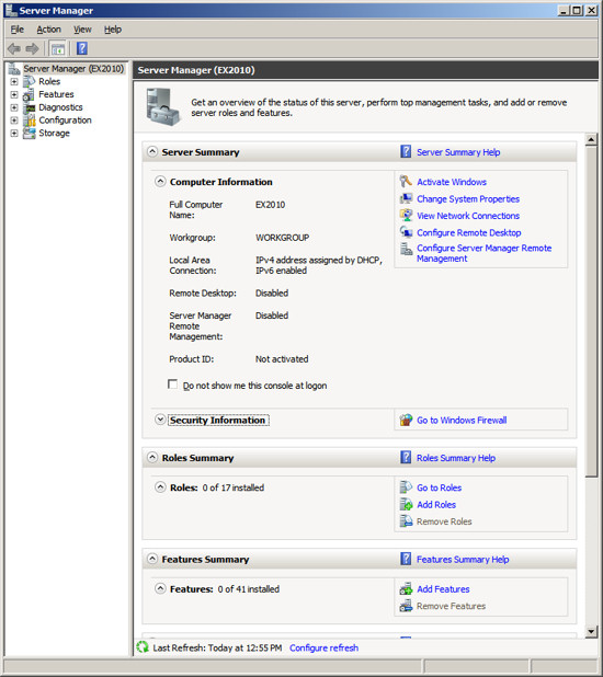 Image result for installExchange 2010 on Server 2008 R2?